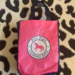 Pink Pony Tote Bag from Mackinac Island